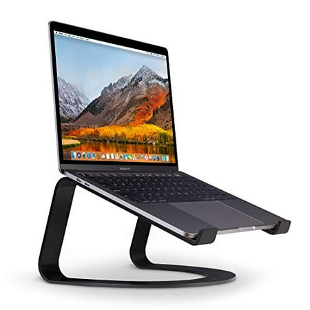 UPC: 0811370021607 | Twelve South Curve for MacBooks and Laptops | Ergonomic desktop cooling stand for home or office (matte black)
