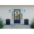 thumbnail image 2 of Walcott One-Light Textured Black Modern Farmhouse Outdoor Medium Wall Lantern, 2 of 12
