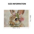 thumbnail image 2 of JRXY Rabbit Flower Beatrix Potter Wooden Jigsaw Puzzle Challenging Difficult Wood Puzzles for Adults Gift 300 PCS, 2 of 6