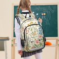thumbnail image 7 of FORMRS School Backpack 17" Student Travel Bag with Laptop Compartment, Colorful Wildflowers, 7 of 7