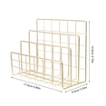 thumbnail image 2 of IDEANATEGRATE 2Ud Rack De Almacenamiento De Metal Para Escritorio Con Separadores Para Documentos Y Revistas, 2 of 7