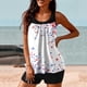 thumbnail image 4 of Trajes de baño para mujer Traje de baño conservador de cintura alta de dos piezas con estampado del Día de la Independencia de moda Trajes de baño para mujer Trajes de baño para mujer Trajes de baño d, 4 of 5