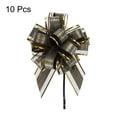 thumbnail image 3 of Large Pull Bow Gift Wrapping Bows Ribbon Organza for Wedding Baskets Presents Christmas Party Black, 3 of 6