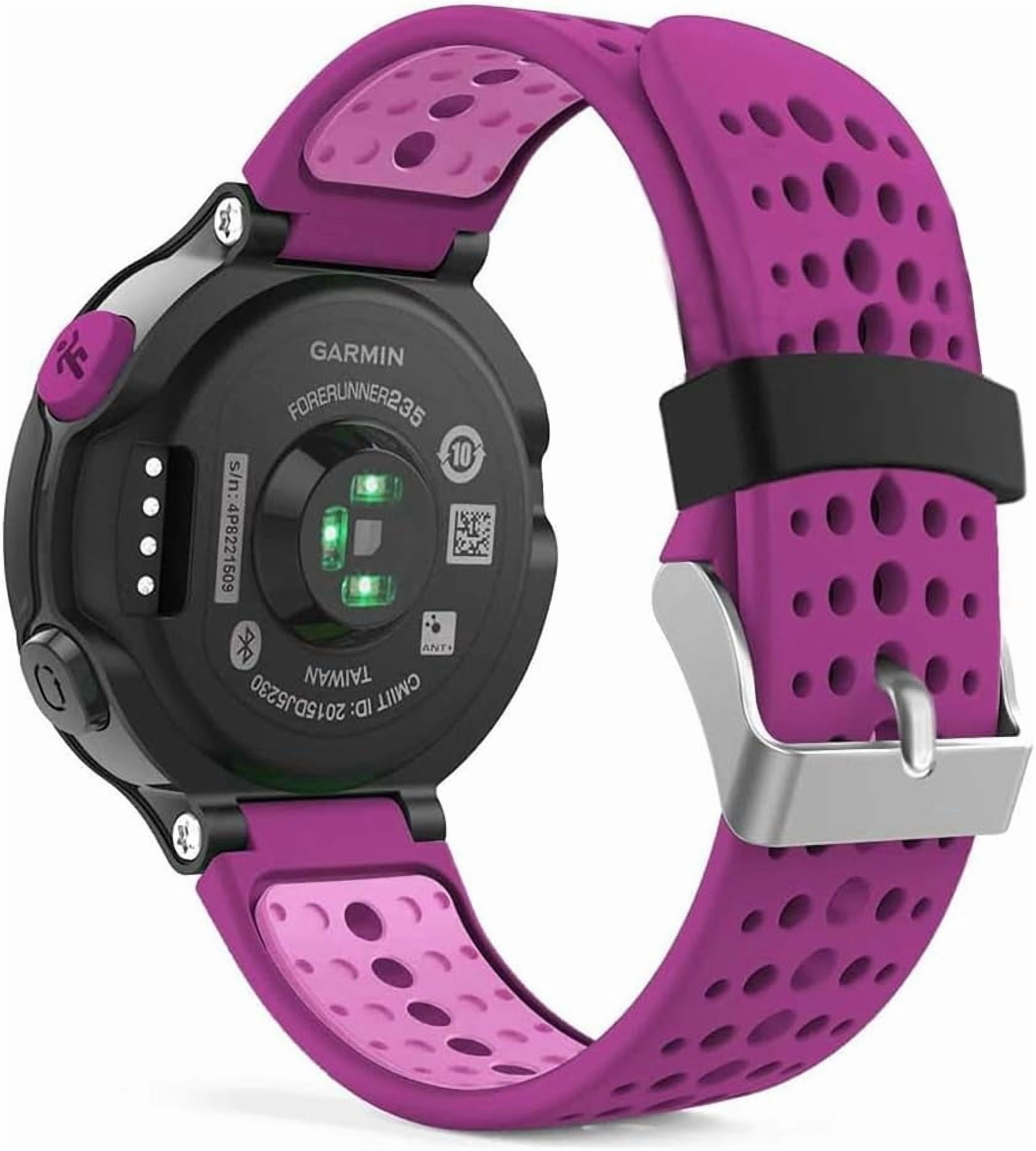 CRKMGS-Replacement Silicone Sport Watch Band for Forerunner 220 230 235 620 630 735XT Smartwatch Wrist Strap