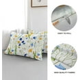 thumbnail image 5 of Spring Pillow Covers 12x20 inch Set of 2,Soft Pillowcases Spring Flowers Blue and White Daisy Pattern Decorative Sofa Living Room Bed Square Pillow Case Cushion Cover-Daisy, 5 of 6