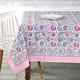 thumbnail image 5 of Mantel Ridhi Pigeon Blue de algodón con estampado de bloques a mano, 140 x 180 cm, 5 of 9