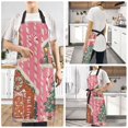 thumbnail image 2 of Yayeee Chief Kitchen Apron with Pockets for Cooking Water Resistant Unisex Adjustable Neck Strap, Brown Gingerbread Houses, 2 of 7