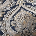 thumbnail image 2 of Barret 9 pc Queen Comforter Set  Navy Riverbrook Home Barret Navy Microfiber Comforter Set Queen, 2 of 5