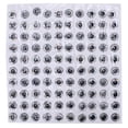 thumbnail image 1 of 100 Uds. Ojos de pesca 3D ovalados realistas artificiales falsos señuelo de pesca pegatina para ojos accesorios de pesca 6mm Plata, 1 of 10