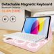 thumbnail image 2 of Funda con Teclado Inalámbrico KVTVOU para iPad 11/10.9" Rosa, 2 of 7
