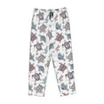 thumbnail image 4 of Qekee Tribal Style Turtle print Women Pajama Pants, 4 of 9