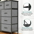 thumbnail image 3 of Classic  Dresser with 9 Storage Drawers, Fabric Closet Organizer Tower for Bedroom, Living Room, Entryway, 3 of 6