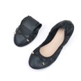 thumbnail image 4 of Women Flats Shoes Soft Canvas Upper Slip On Ballerinas Breathable Lightweight Shoes For Daily Walking Wear ,Us Size:8, 4 of 9