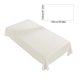 thumbnail image 2 of Mantel de picnic rectangular material PU | Cubierta de mesa de 59x47 pulgadas | Elegante decoración de fiesta para mesa de centro de comedor | Fácil de limpiar, resistente al desgaste | Azul Claro, 2 of 5