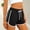 Black, variant on Olyvenn Women's Summer Casual Athletic Track Shorts Drawstring Elastic Waist Contrast Piping Pink XL