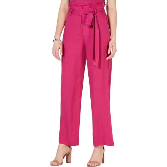 Pantalones informales Lucy Paris Grace Paperbag Rosa XL