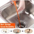 thumbnail image 3 of 3 Pack 52CM Drain Snake Hair Drain Clog Remover Cleaning Tool, 3 of 5