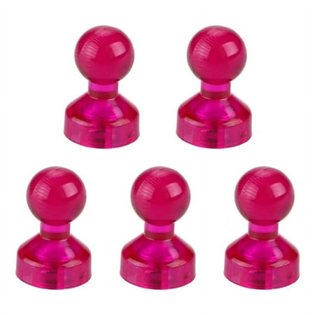 

Milue 5Pcs Push Pin Magnets for Whiteboard Strong Fridge Magnet 8 Assorted Colors