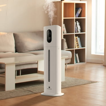 LACIDOLL Humidifiers for Bedroom Large Room - 8L Ultrasonic Top Fill Humidifier, Warm and Cool Mist