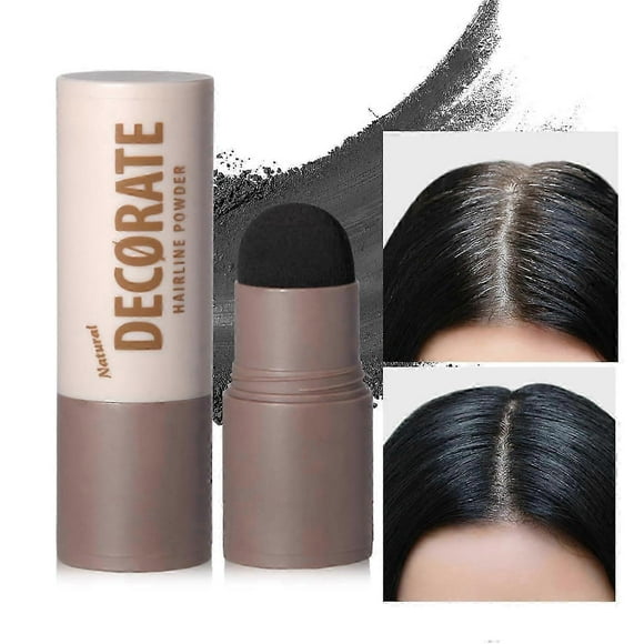 Hair Powder Stick, Hairline Powder Stick, Root Touch Up for Thinning Hair, Grey Hair Shadow Cover Up, Instantly Root Concealer for Natural Voluminous