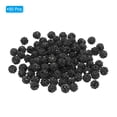 thumbnail image 3 of Uxcell 8mm Rhinestone Clay Beads, 100 Pack Round Ball Polymer Clay Crystal Charm Beads, Black, 3 of 6
