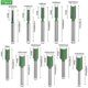 thumbnail image 2 of 11 Pieces 6mm Shank Router Bit, Woodworking Cutter Extra Long Cutter, Carbide Router Bits Woodworking Cutter, for, 2 of 4