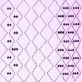 thumbnail image 1 of Ahgly Company Indoor Square Solid Purple Modern Area Rugs, 8' Square, 1 of 4