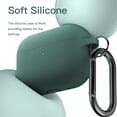 thumbnail image 2 of Funda Brújula para AirPods Pro 3 de Silicona 2025 Verde Lago, 2 of 6
