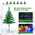 thumbnail image 6 of Qoosea 6 pack Solar Christmas Garden Stake Lights, Decorative Xmas Tree Solar Christmas Yard Stake Outdoor Waterproof Christmas Pathway Lights for Christmas Decoration Garden Patio Yard, 6 of 6