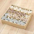thumbnail image 5 of XMMSWDLA Foldable Underwear and Bras Drawer Organizers, Fabric Closet Dresser Drawers Organizers Dividers, Clothing Storage Organizers Box for Lingerie, Panties, Socks, Briefs,Ties, pink, 5 of 7
