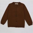 thumbnail image 5 of HFHAPW Toddler Girls Boys Cardigan Sweater Long Sleeve Knit Crewneck Button School Uniform Kids Casual Cute Outwear,6-7 Y, 5 of 5