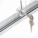 thumbnail image 1 of Glass Door Lock. Sliding Door Lock. Ro Glass Lock. Mobile Door Lock Jewelry Cabinet Lock Ro Key Glass Lock, 1 of 4
