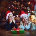 thumbnail image 4 of 10/1 piezas de gorro navideño para niños adultos, gorro navideño de Papá Noel, gorro navideño, decoración para fiestas, festivales, Navidad 2024, 4 of 5
