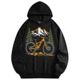 thumbnail image 4 of Men's Pocket Graphic Hooded Pullover, Orange Mountain Bike in Nature, Sizes S-2XL, 4 of 4