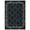 Black, variant on FairOnly 10'x13'Flroal Printed Area Rug for Living Room Non Slip Stain Resistant Modern Soft Floor Rug for Bedroom Laundry Bathroom,Black