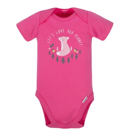 Outfit Gift Set - Short Sleeve Bodysuits and Active Pant Outfit Set, 3pc (Baby Girls)