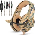 thumbnail image 1 of 3.5mm Gamer Stereo Microphone Gaming Headset for PS4 Xbox One PC Slim Pro X S, 1 of 5