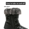 thumbnail image 5 of Apakowa Girls Insulated Warm Lined Winter Snow Boots Water Resistance (Toddler/Little Kid), 5 of 8