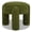 Green, variant on Hugoo 20.5" Round Fully Upholstered Ottoman Moss Green Boucle
