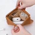 thumbnail image 2 of Bolsa de cosméticos, bolsa de almacenamiento portátil de mini lápiz labial, bolsa de almacenamiento de PU, equipaje de viaje, cable de datos, 2 of 6