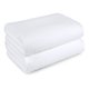 thumbnail image 1 of Toalla de baño de secado rápido, 100% algodón, paquete de 2, color blanco, 1 of 5