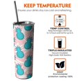 thumbnail image 6 of 20 oz Double Wall Cups with LeakProof Lid Pineapple () Water Bottle for Mountain Halloween Fishing Christmas, 6 of 7