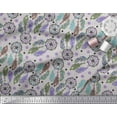 thumbnail image 3 of Soimoi Rayon Fabric Eye,Dot & Peacock Feather Print Sewing Fabric Yard 56 Inch Wide, 3 of 3