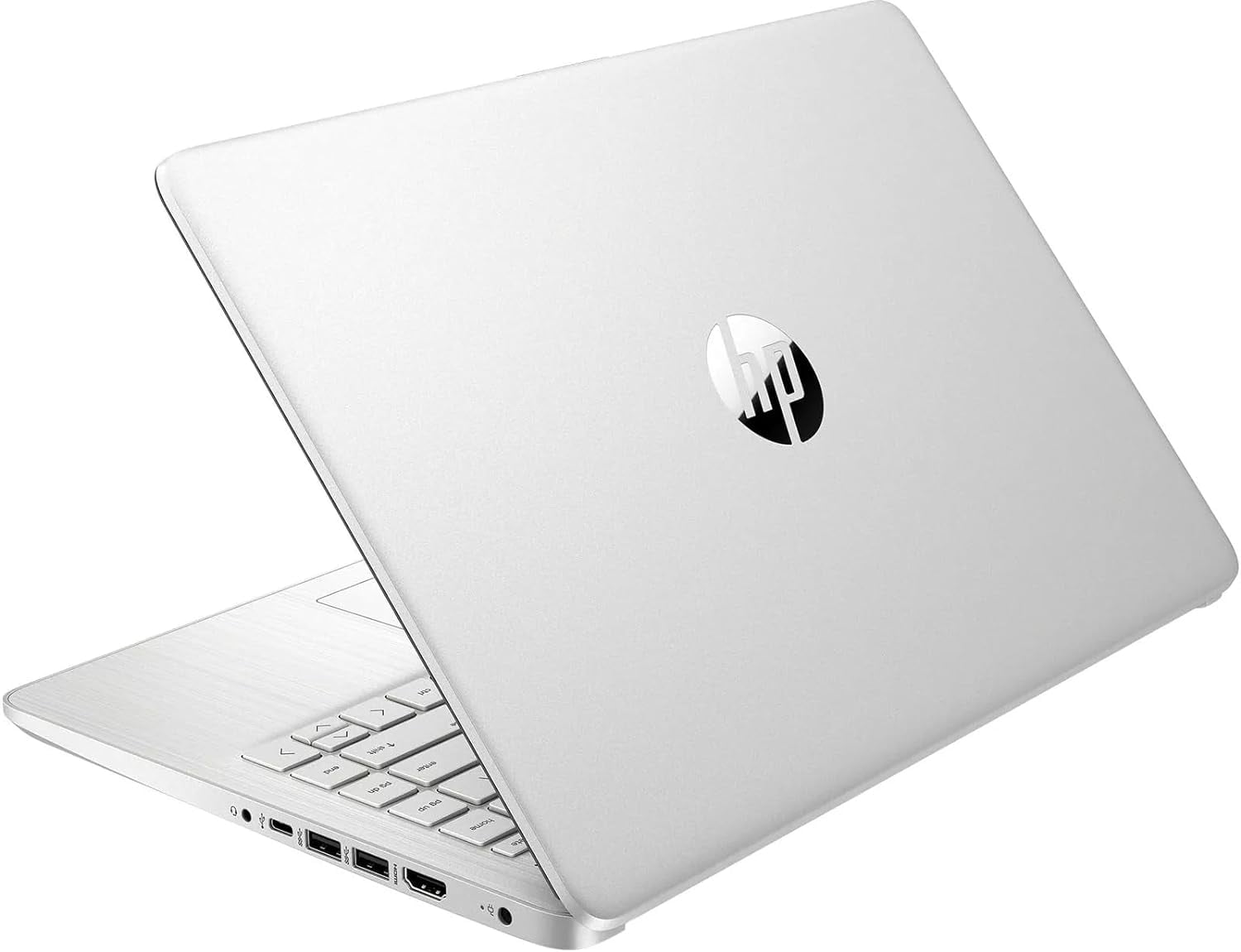 HP 14" Slim Laptop for Student & Business, Intel Celeron N4120, 8GB RAM, 384GB Storage (128GB eMMC+ 256GB microSD), HD Display, Webcam, Windows 11 Home in S mode