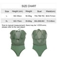 thumbnail image 3 of Women One Piece Swimsuits High Waisted Tummy Control Bathing Suits Cutout Open Back Swimwear,XL，G71591, 3 of 8