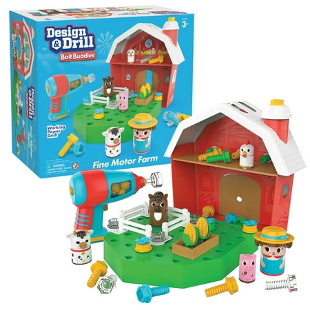 UPC: 0086002041340 | Educational Insights Design & Drill Bolt Buddies Farm STEM Toy Ages 3+