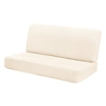 thumbnail image 3 of tamizeot RV Dinette Cushion Covers Easy Fitted Stretch Khaki Elastic RV Sofa Seat Slipcover Beige, 3 of 4