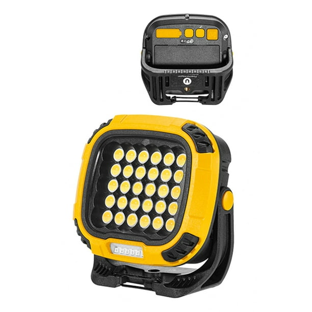 Luz De Trabajo Lámpara colgante de tienda de luz de trabajo magnética regulable con luz de camping USB con gancho (G) Ehuebsd Para estrenar