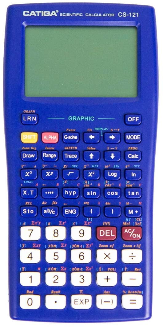 Blue CATIGA CS121 Programmable System Scientific and Engineering Calculator Graphing Calculator 