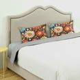 thumbnail image 3 of Yayeee Pillowcase Queen Size Set of 2 Satin Wrinkle Resistant Pillow Case, Blooming Flowers, 3 of 8